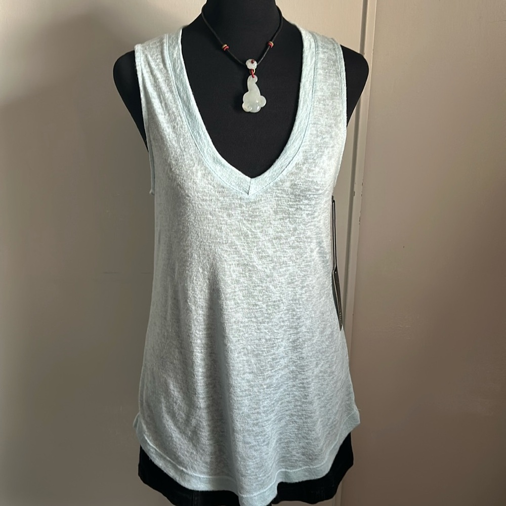 Young at Heart Lightweight V-Neck Knit Sweater Tank Top - Picture 3 of 10